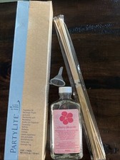 PartyLite Fragrance Oil Reed Diffuser Refill Cherry Blossom Scent New #RR230