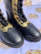 Black & Gold Wrestling Boots |