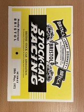 Stock Car Programme F2 Bristol 28-5-1972