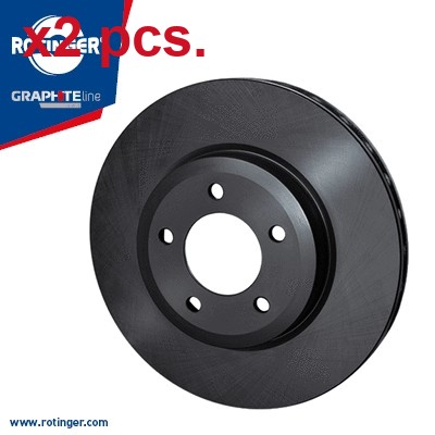 Pcs front brake disc rotos - pcs,