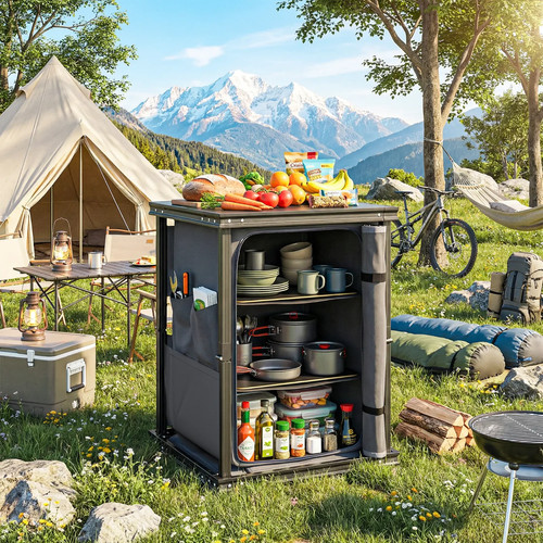 Camping cupboards folding - camping,