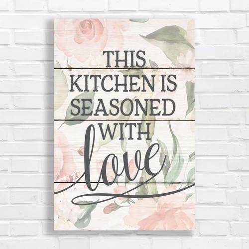 Rustic kitchen seasoned - is,