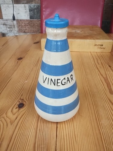 Vintage cornishware vinegar - vintage,