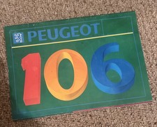 Vintage Peugeot 106 Spec Brochure Book Posters - RARE XN XR XT XSi Catalogue Pug