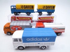 VINTAGE MAJORETTE COMMERCIAL LOT SAVIEM FORD: RENAULT ADIDAS ETC ONE BOXED 1970s