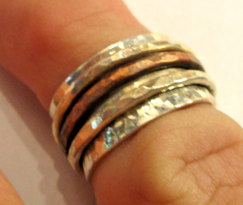 Sterling silver hammered - sterling,