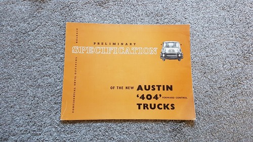 Austin 404 forward control - austin,
