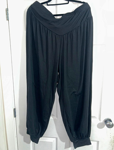 Women black harem trousers - women’s,