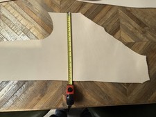 Vegetable Tan Leather Side 2.8-3.2mm Off Cut medium Natural Tooling