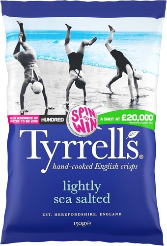 Tyrrells crisps lightly sea - tyrrells,