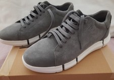 Geox Adacter Men's Trainers Sneakers, Grey Suede , UK6,  EU 39 - NEW without Box