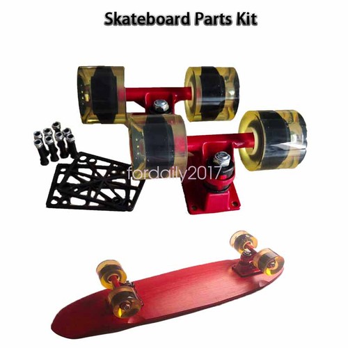 Small skateboard parts - skateboard, set