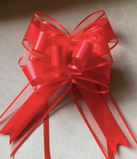 20pc Pull Bows Organza Satin Gift Wrap Flower Wedding Birthday Xmas Large Size