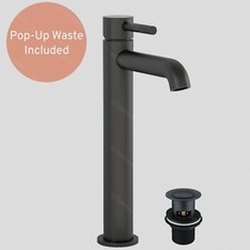 Tall Black Bathroom Basin Sink