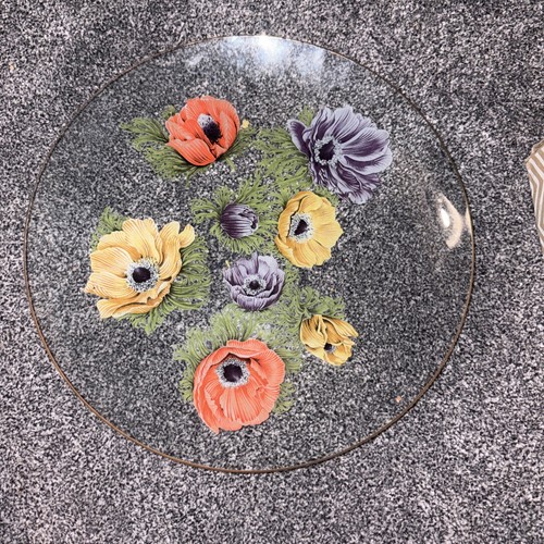 Vintage chance glass anemone - chance,