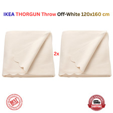 2x IKEA THORGUN Off-White