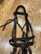 Cob Double Show Bridle, Bits and Reins Brown