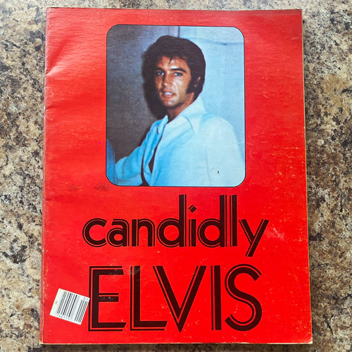 Elvis candidly book original - book,