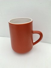 Vintage Honiton Pottery Terracotta Orange Ceramic Coffee Cup Mug Stoneware Retro