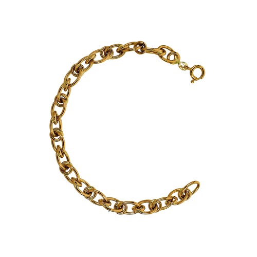 Pre owned 18ct gold - gold, oval