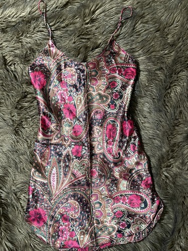 Vintage paisley slip - paisley, dress