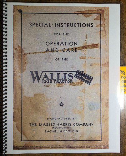 Massey harris wallis - massey,