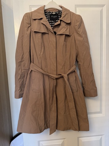Hobbs beige trench coat - beige,