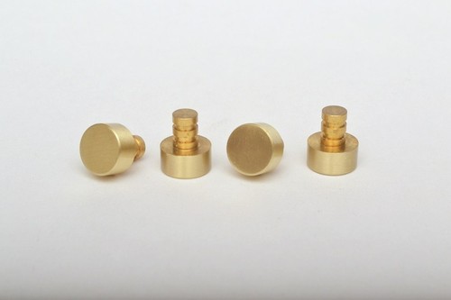 Brass feet for small boxes - small,