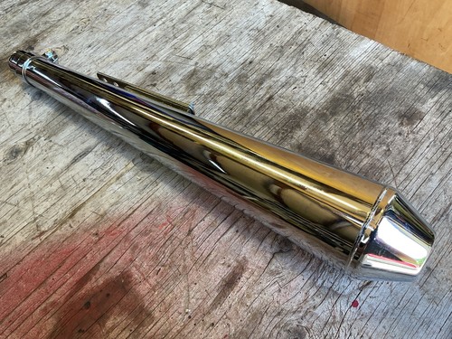 Exhaust chrome classic - chrome, vintage