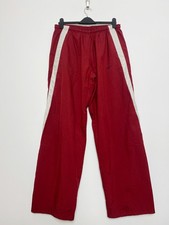 Nike Trousers Size Large Burgundy Red Rain Pants Storm Fit Waterproof Ankle Zip