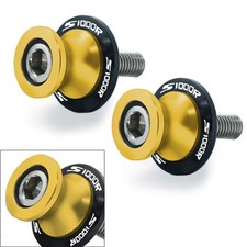 For BMW S1000R S1000RR 2014-18 Gold Swingarm Spools Coil Slider Stand Screws M8