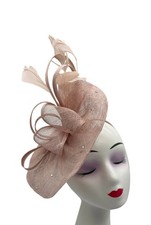Sinamay fascinator with - sinamay,