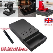 2.5L Coffee Knock Out Drawer Box Commercial Classic Espresso Waste Box Stainless