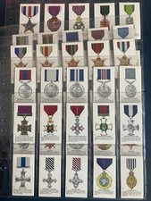 trade cards war medals Tommy Gun 1971 full set