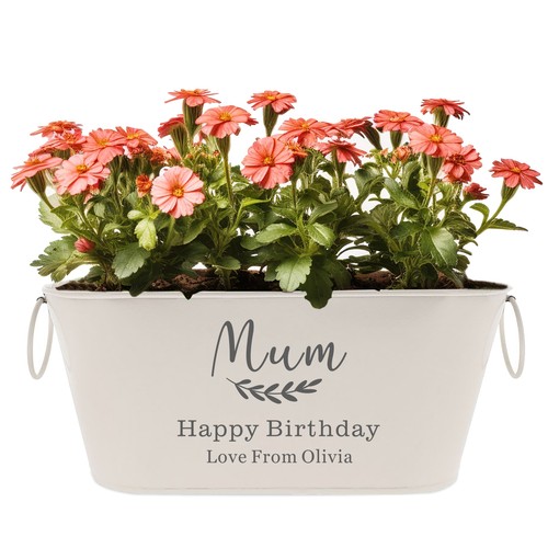 Personalised plant pot - personalised,