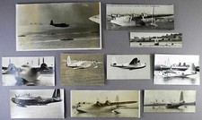 SHORT SUNDERLAND FLYING BOAT 10 X DIFFERENT VINTAGE PHOTOS RAF ROYAL AIR FORCE