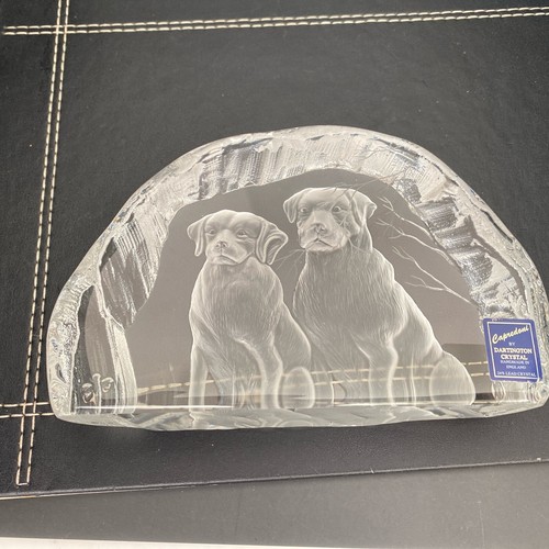 Dartington crystal labrador - dartington,