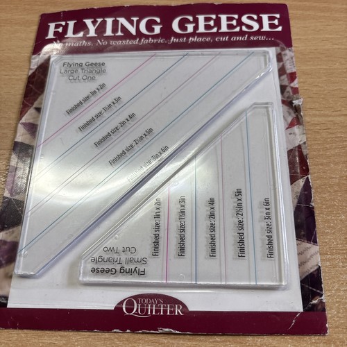 Flying geese template - geese, no
