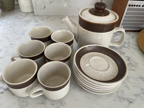 Vintage denby russet - russet, tea