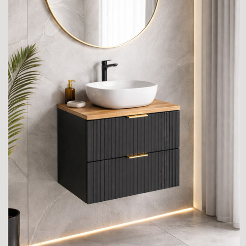 Vanity unit with basin - unit, 600mm