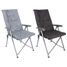 High back padded reclining - high,