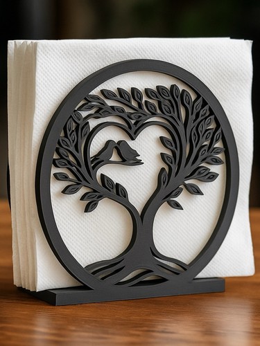 Tree life napkin holder - life,