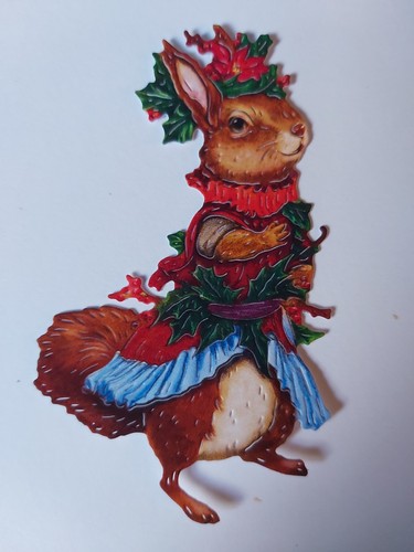Trr cute christmas squirrel - cute,