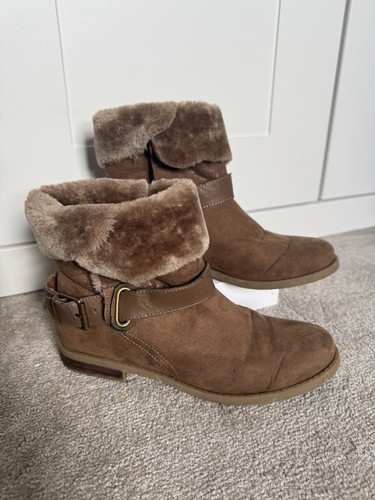 Women brown suede - m&s,