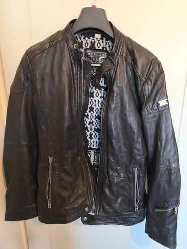 Diesel leather jacket men - leather,
