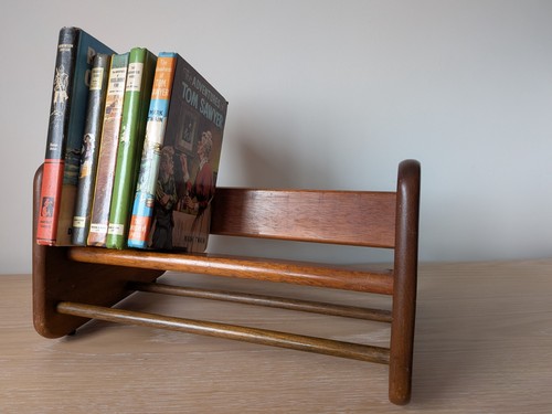 Lovely wooden book stand mid - lovely,