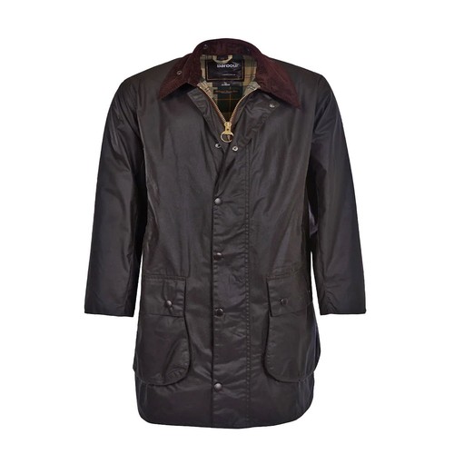 Barbour border waxed jacket - waxed,
