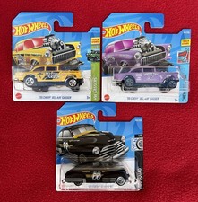 Hotwheels Chevrolet Various 2x 55 Chevy Bel Air Gasser + 47 Chevy Fleetline /