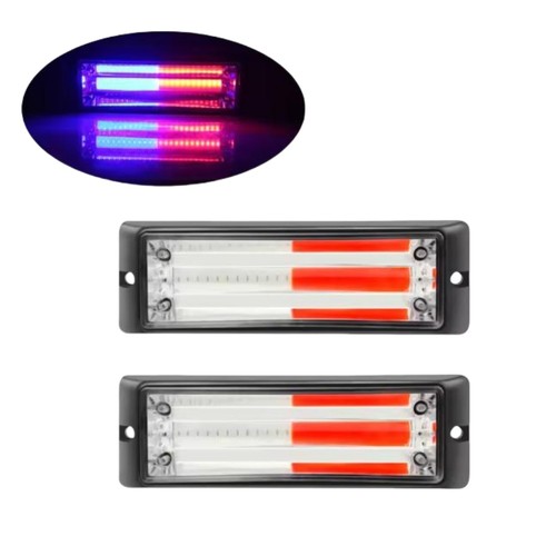 2pcs cob led warning light - 2pcs,