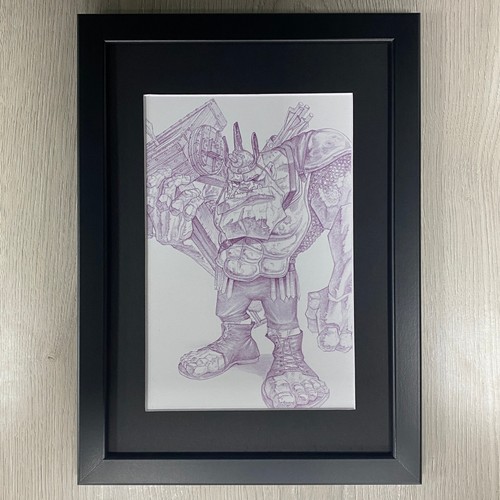 Framed detritus art - framed, art.